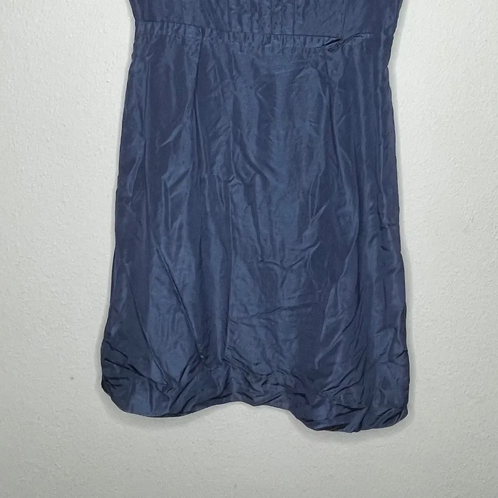 J. Crew Blue Silk Dress